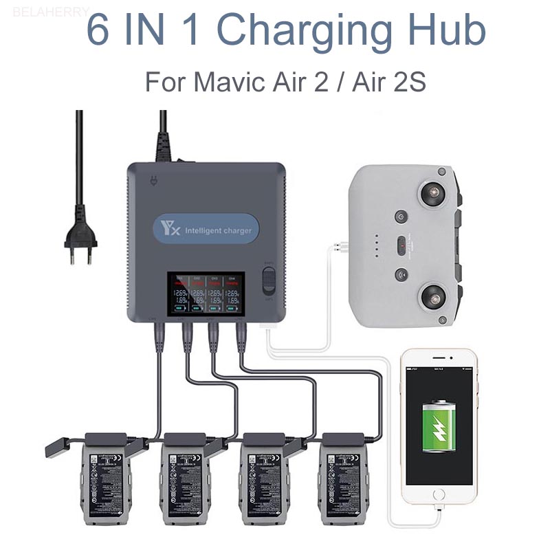 6 in 1 Digital display Battery - огляд і ціна Drone Battery Balance Charger