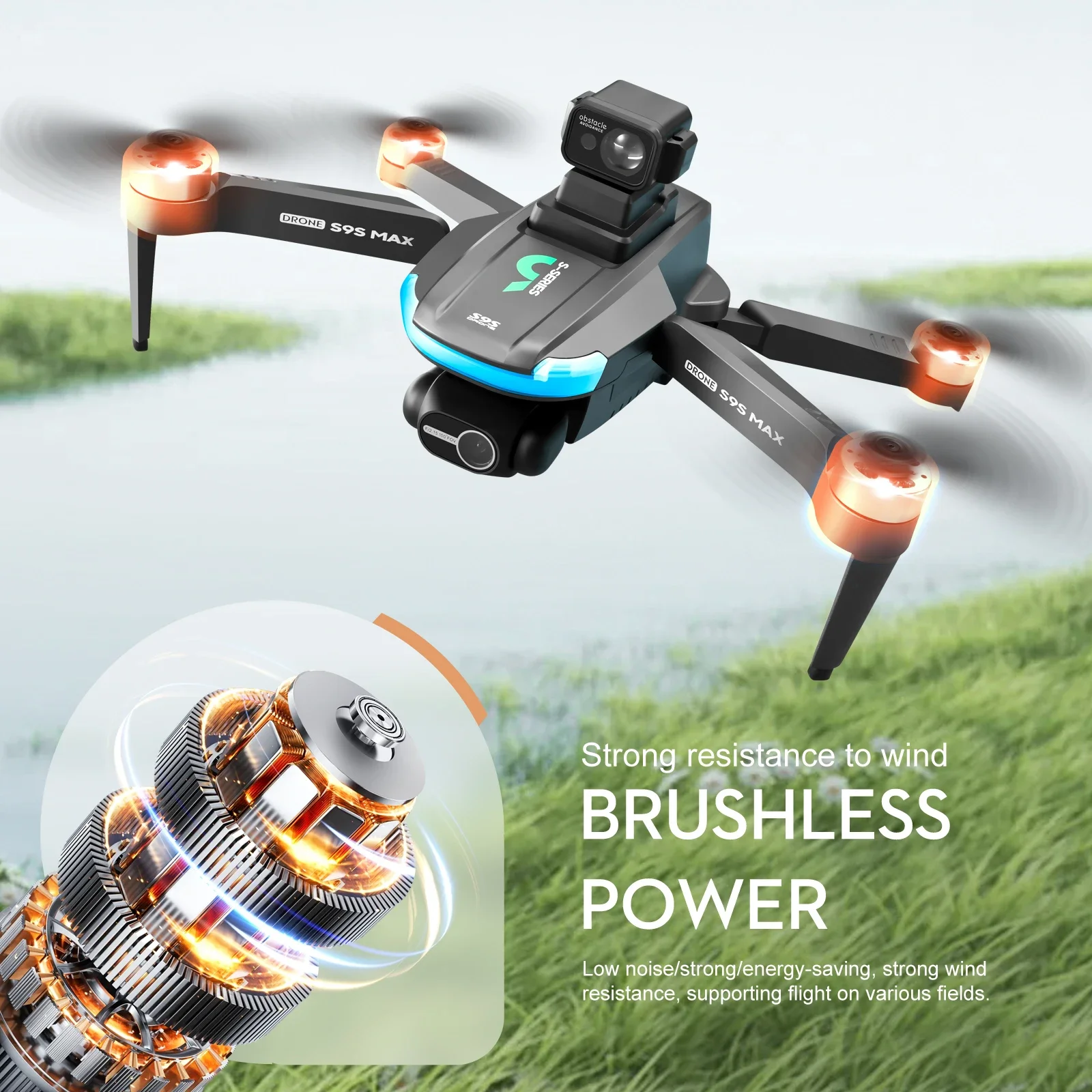 NEW S9S MAX MINI Drone 4K 2-Ax - огляд і ціна Drone Battery Case