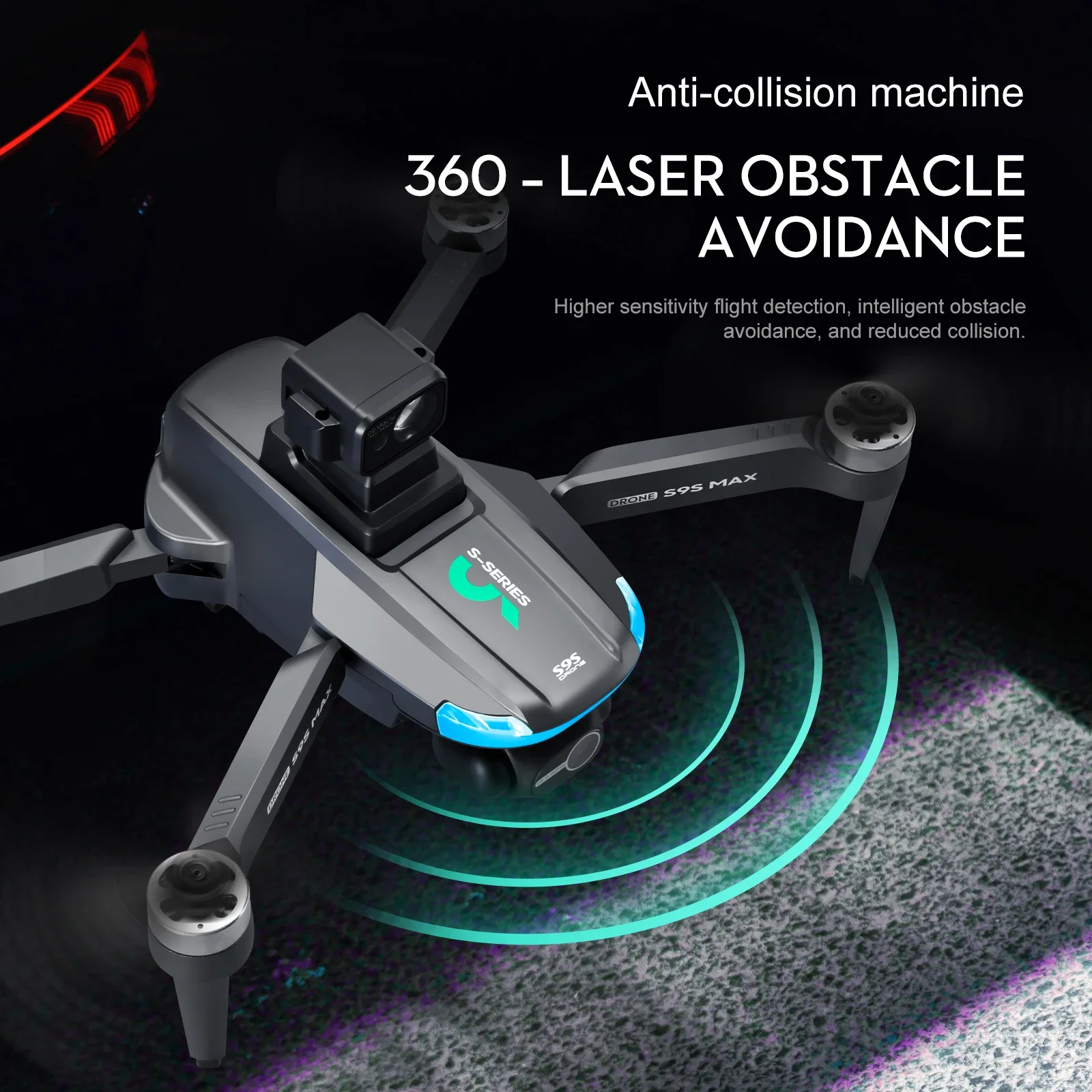 NEW S9S MAX MINI Drone 4K 2-Ax - огляд і ціна Drone Battery Case