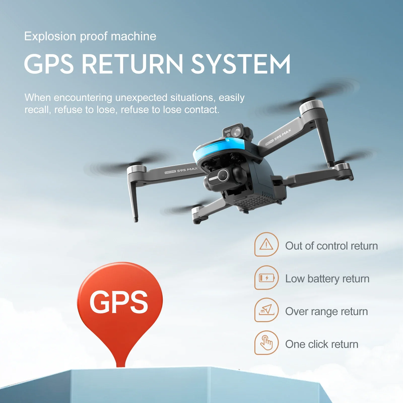NEW S9S MAX MINI Drone 4K 2-Ax - огляд і ціна Drone Battery Case