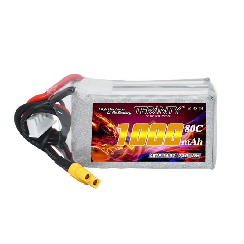 TERANTY 4S 1000mAh 14.8V 80C/1 - огляд і ціна Drone Battery Plate