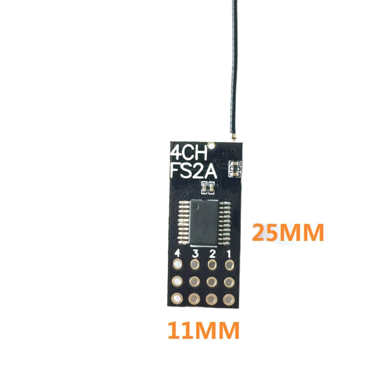 Flysky FS2A Mini Receiver 4CH  - огляд і ціна Drone Battery Plate