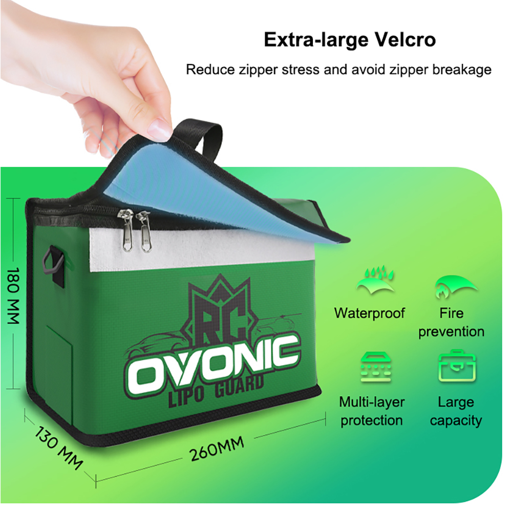 Ovonic LiPo Battery Safe Bag P - огляд і ціна Drone Battery Bag