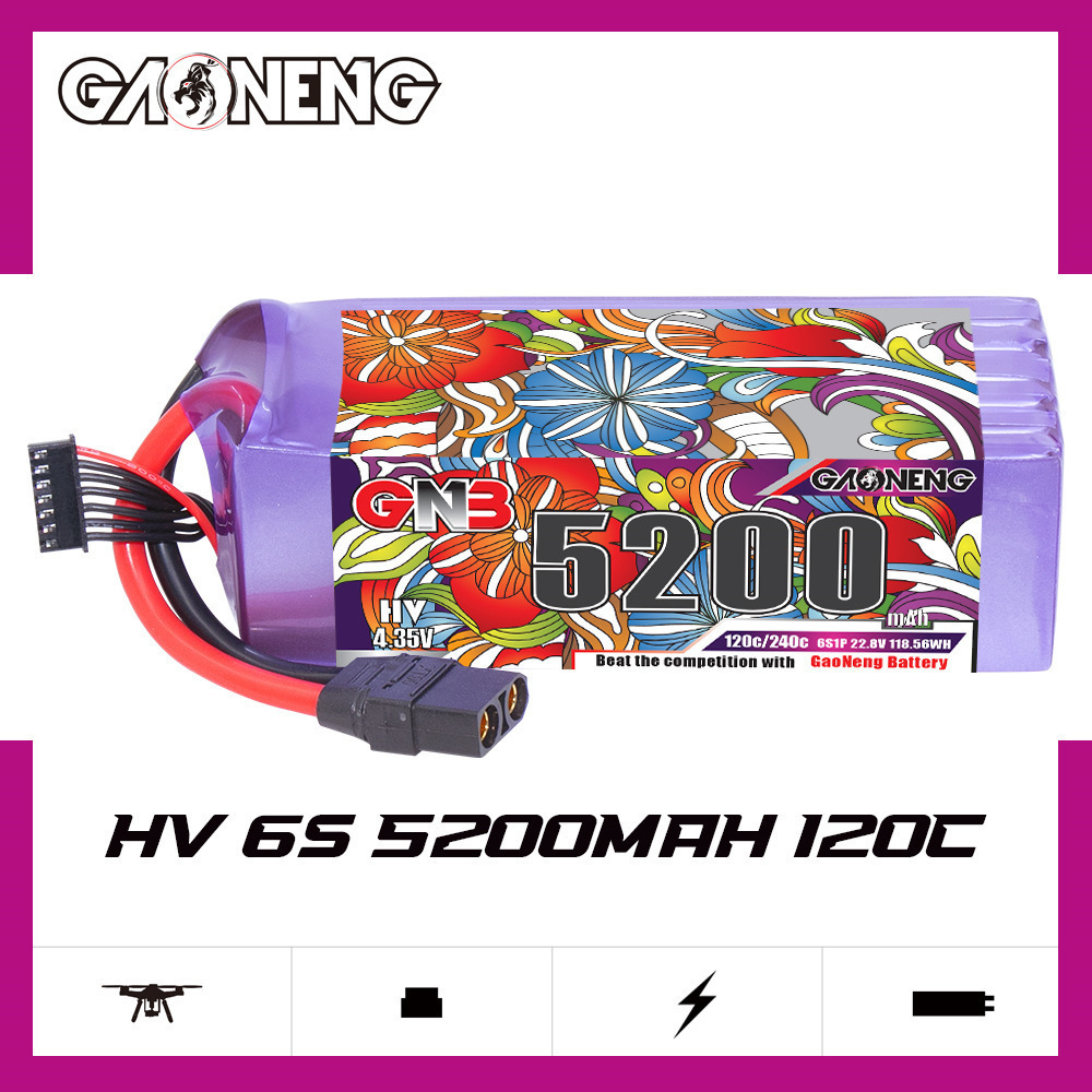 GNB Lipo Battery 6S 22.8V 3000 - огляд і ціна Drone Battery Plate