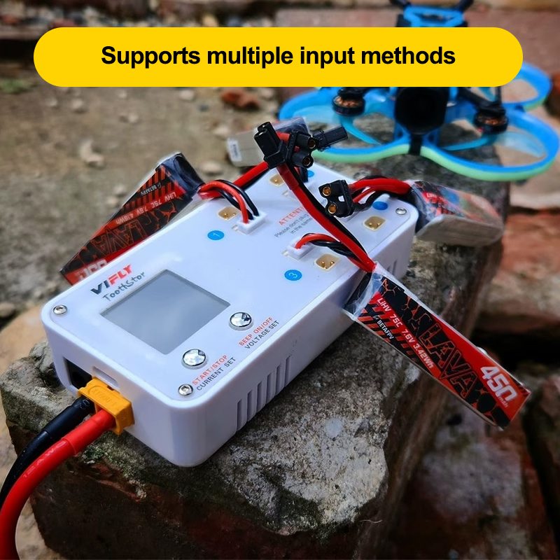 VIFLY Toothstor 4 Channel 2S L - огляд і ціна Drone Battery Balance Charger