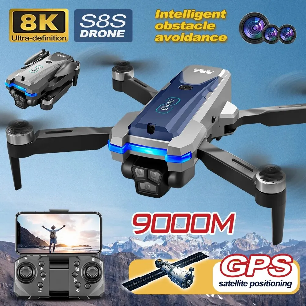 S8S GPS Drone 5G Wifi 8K HD Du - огляд і ціна Drone Battery Case